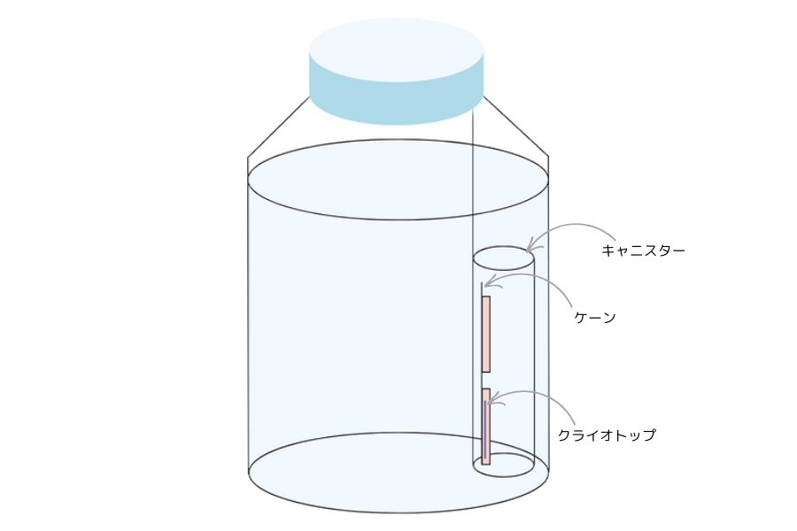 液体窒素タンクの構造